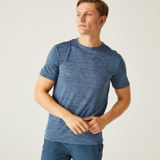 Men's Fingal Edition Marl T-Shirt Coronet Blue