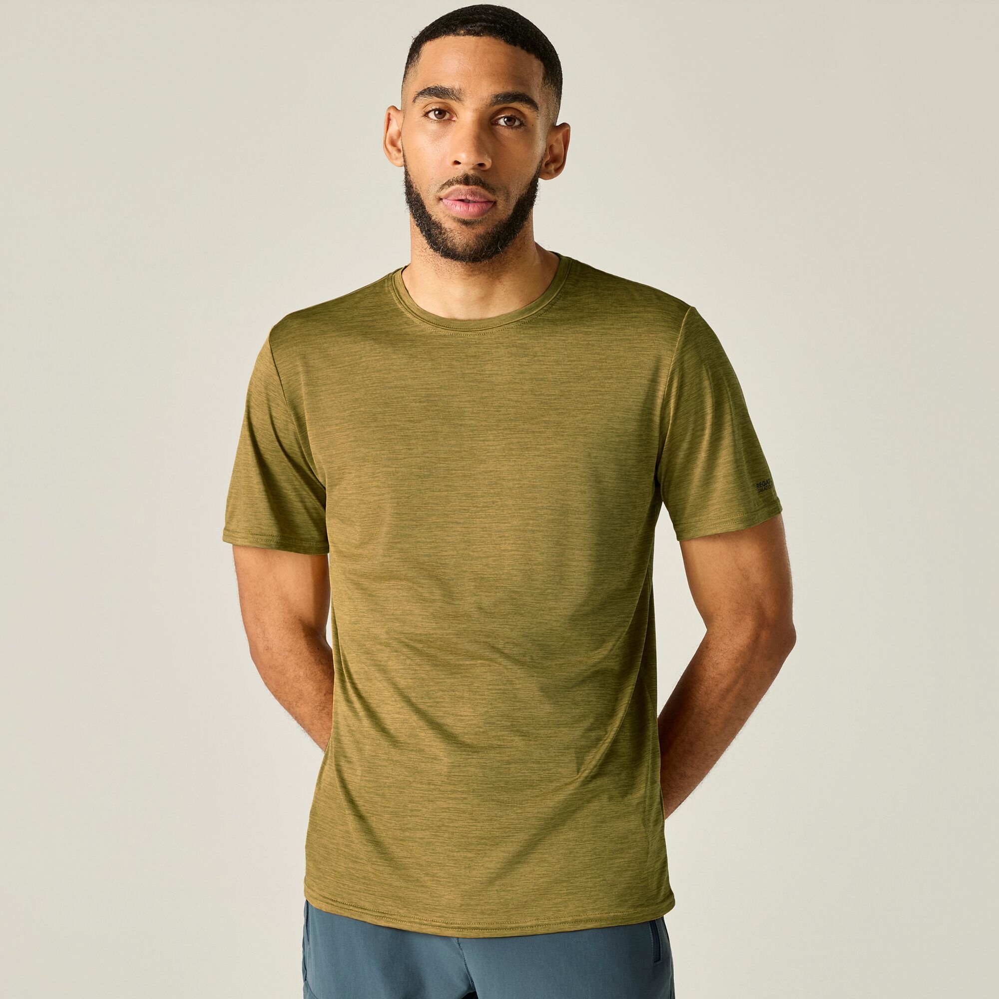 Regatta Men's Fingal Edition Marl T-Shirt - Brown Large