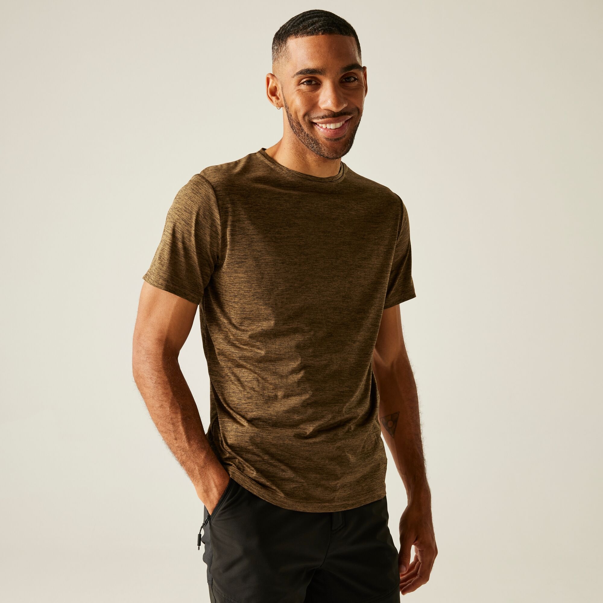 Regatta Koszulka męska Fingal Edition Brązowy