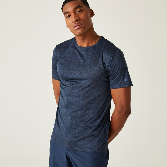 Men's Fingal Edition Marl T-Shirt Moonlight Denim