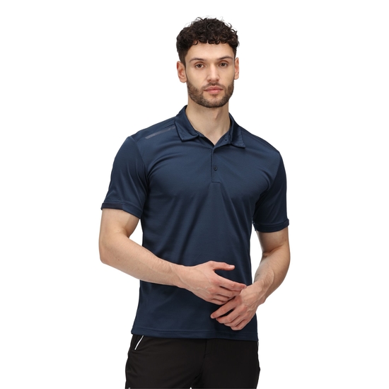 Men's Highton Pro Polo Shirt Moonlight Denim