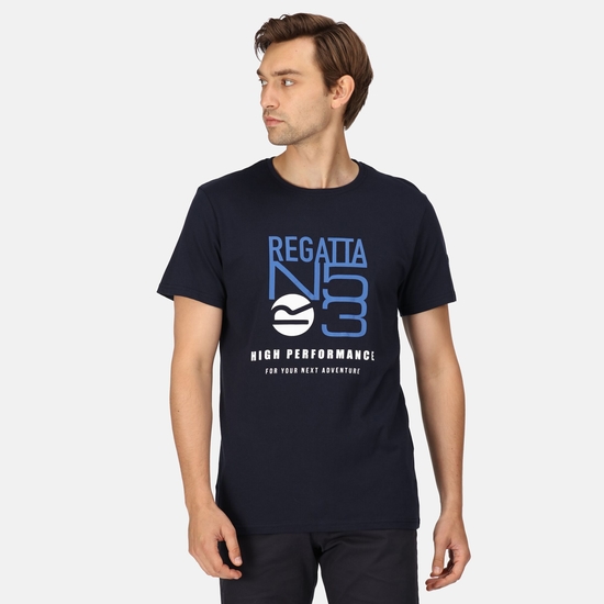 Men's Cline VII Graphic T-Shirt Navy Regatta 