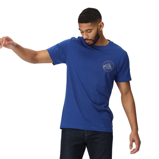 Men's Cline VII Graphic T-Shirt New Royal