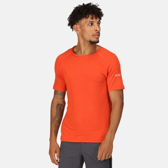Męska koszulka chłodząca Ambulo Pomarańczowy