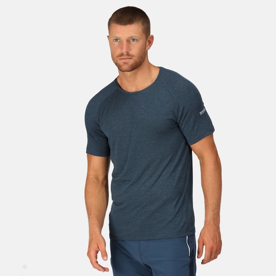 Męska koszulka chłodząca Ambulo Niebieski
