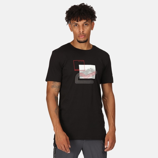 Men's Breezed III Graphic T-Shirt Black 
