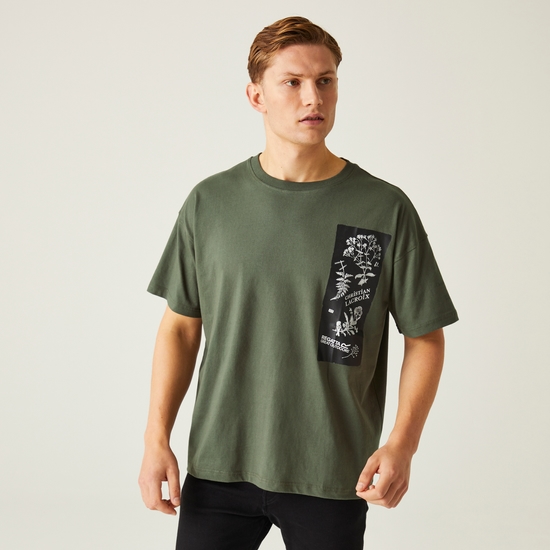 Christian Lacroix - Aramon Homme T-shirt imprimé Vert