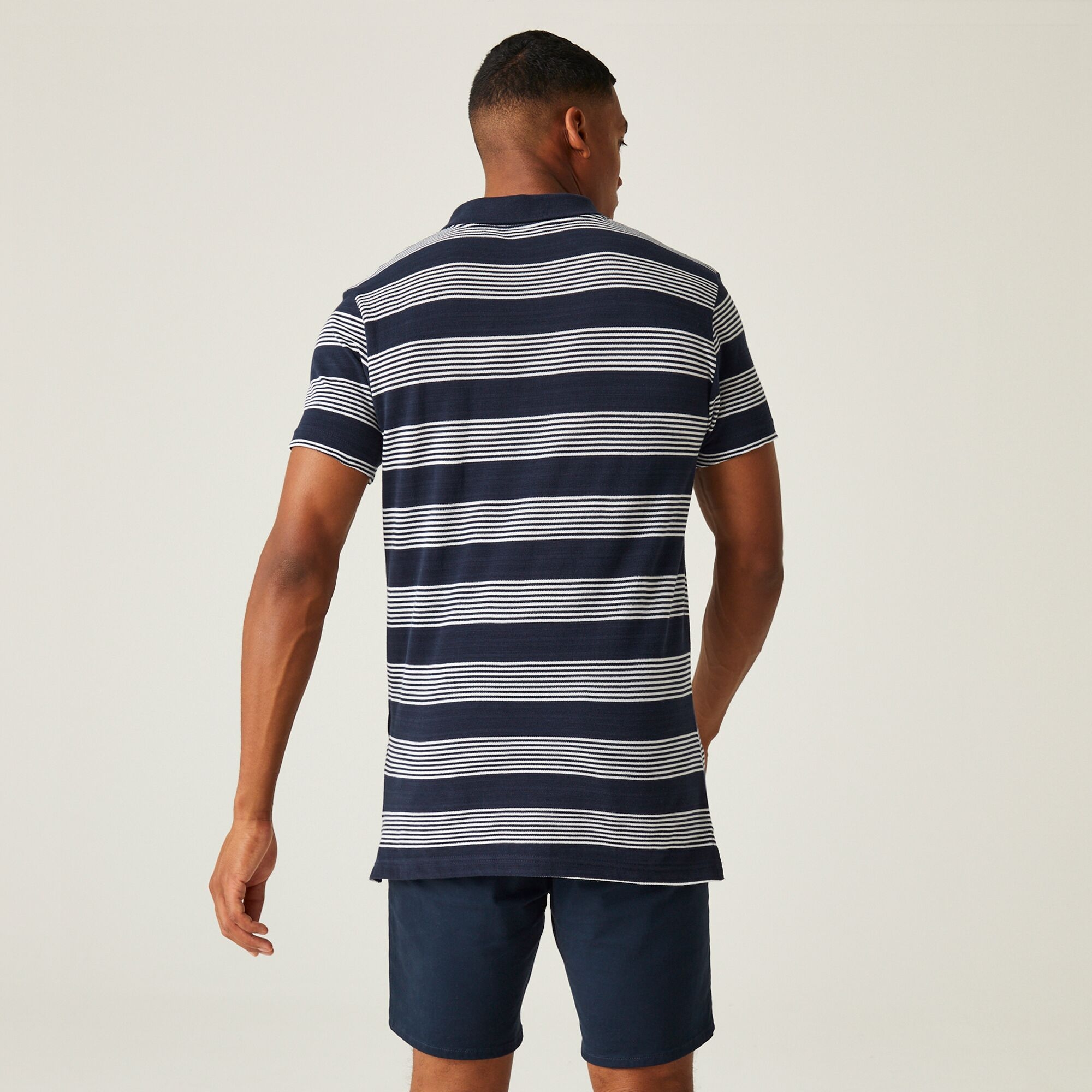 Męska koszulka polo Tempete Granatowy