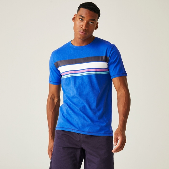 Rayonner Homme T-shirt Bleu