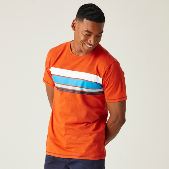 Rayonner Homme T-shirt Orange