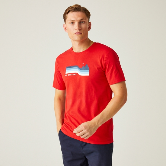 Men's Cline VIII T-Shirt High Risk Red