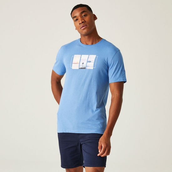 Men's Cline VIII T-Shirt Lake Blue