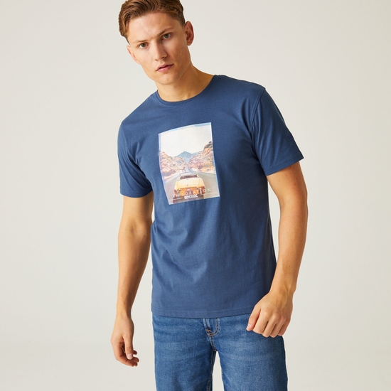 Cline VIII Homme T-shirt Bleu