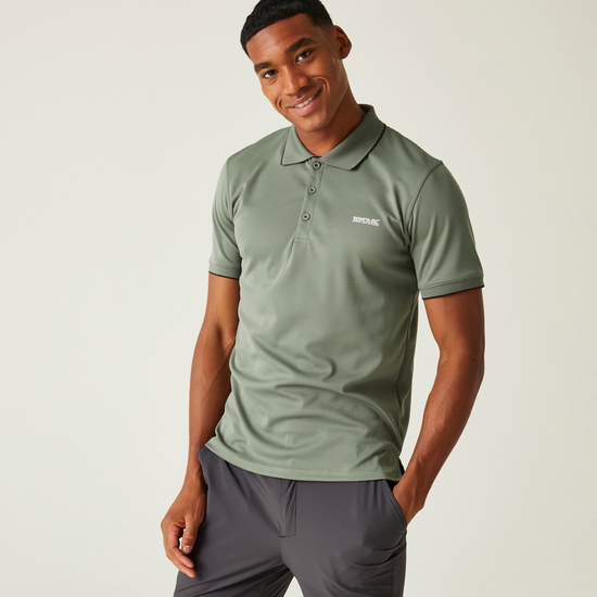 Men's Oakmont Polo Shirt Agave Green