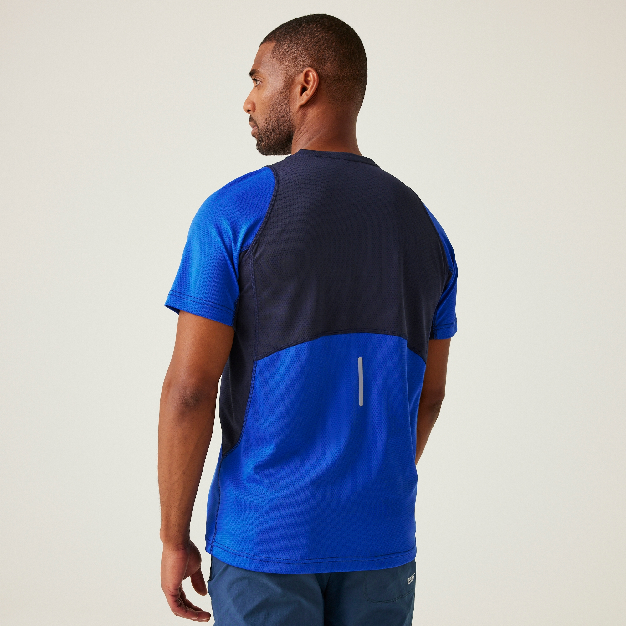 Regatta Men's Quick Drying Virda IV T-shirt Olympian Blue Navy, Size: L