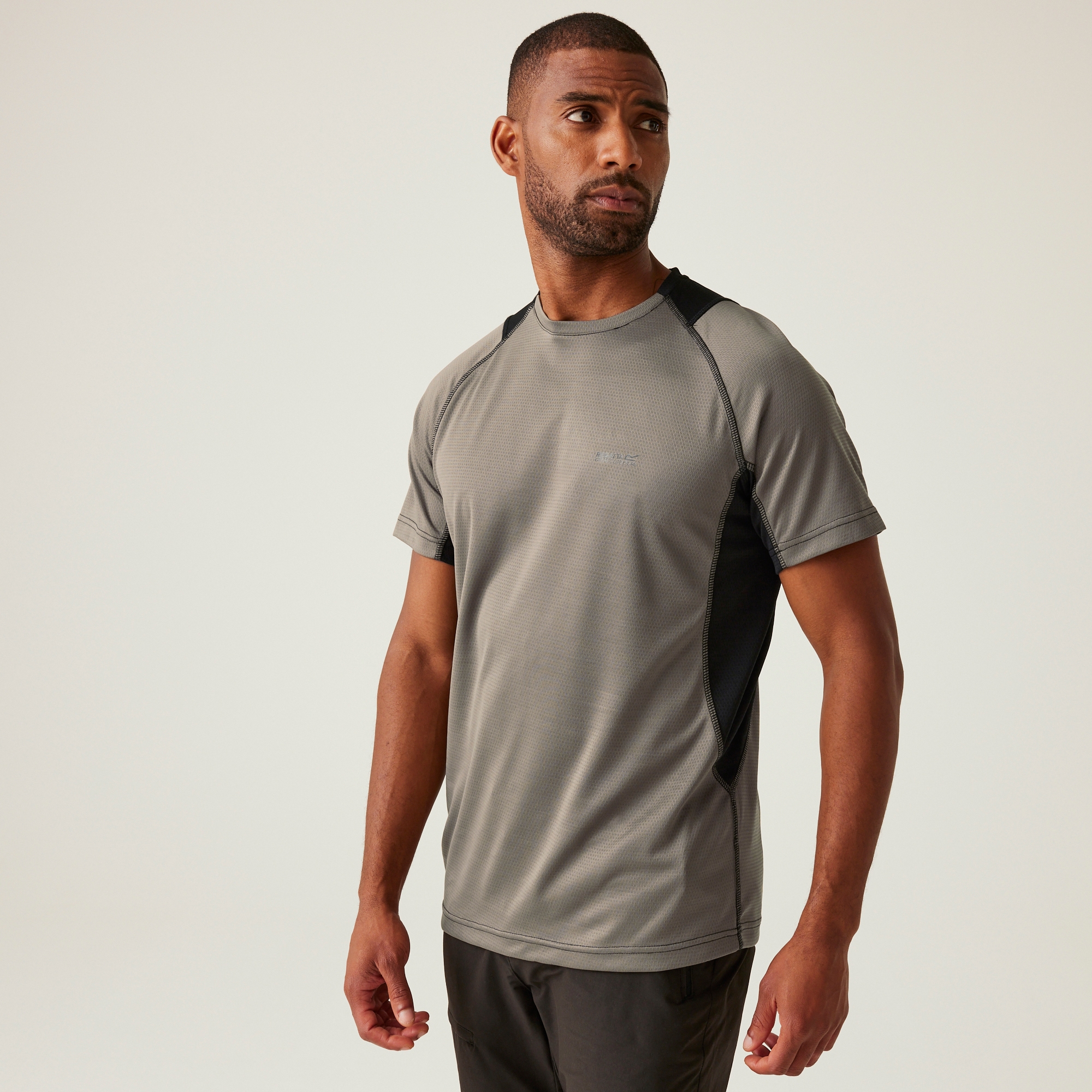 Regatta Męska koszulka Virda IV Brązowy