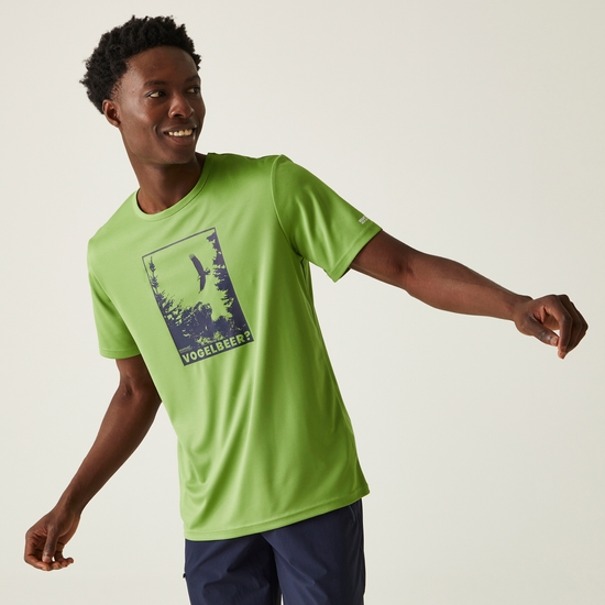 Men's Fingal Slogan III T-Shirt Piquant Green