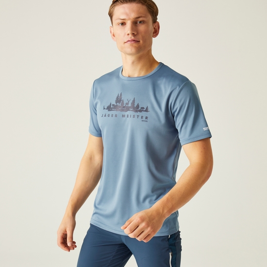 Men's Fingal Slogan III T-Shirt Coronet Blue