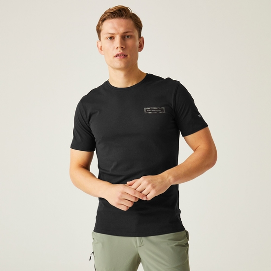 Men's Breezed IV Graphic Print T-Shirt Black