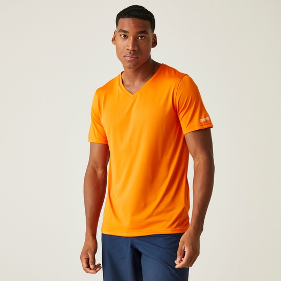 Męska koszulka Fingal V-Neck Pomarańczowy