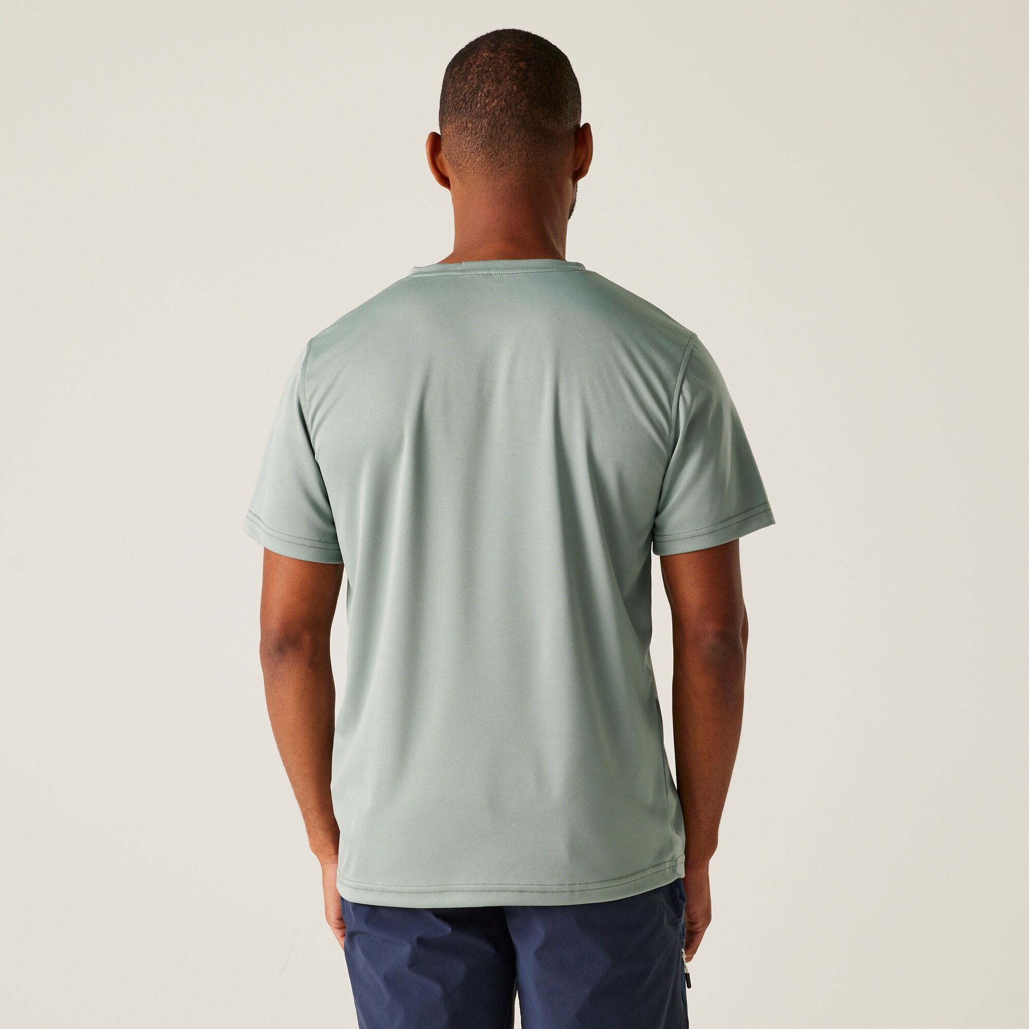 Regatta Męska Koszulka Fingal V-neck Lodowy Błękit