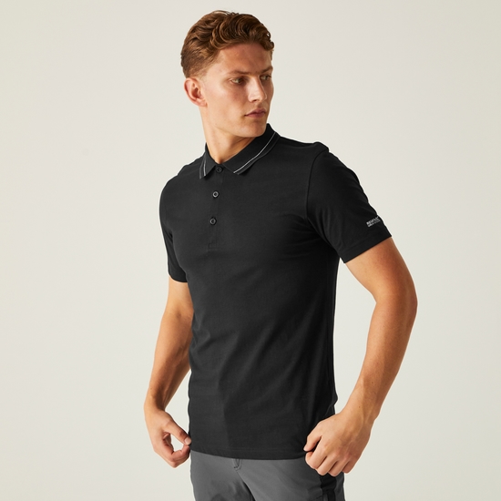 Men's Forley Polo Shirt Black