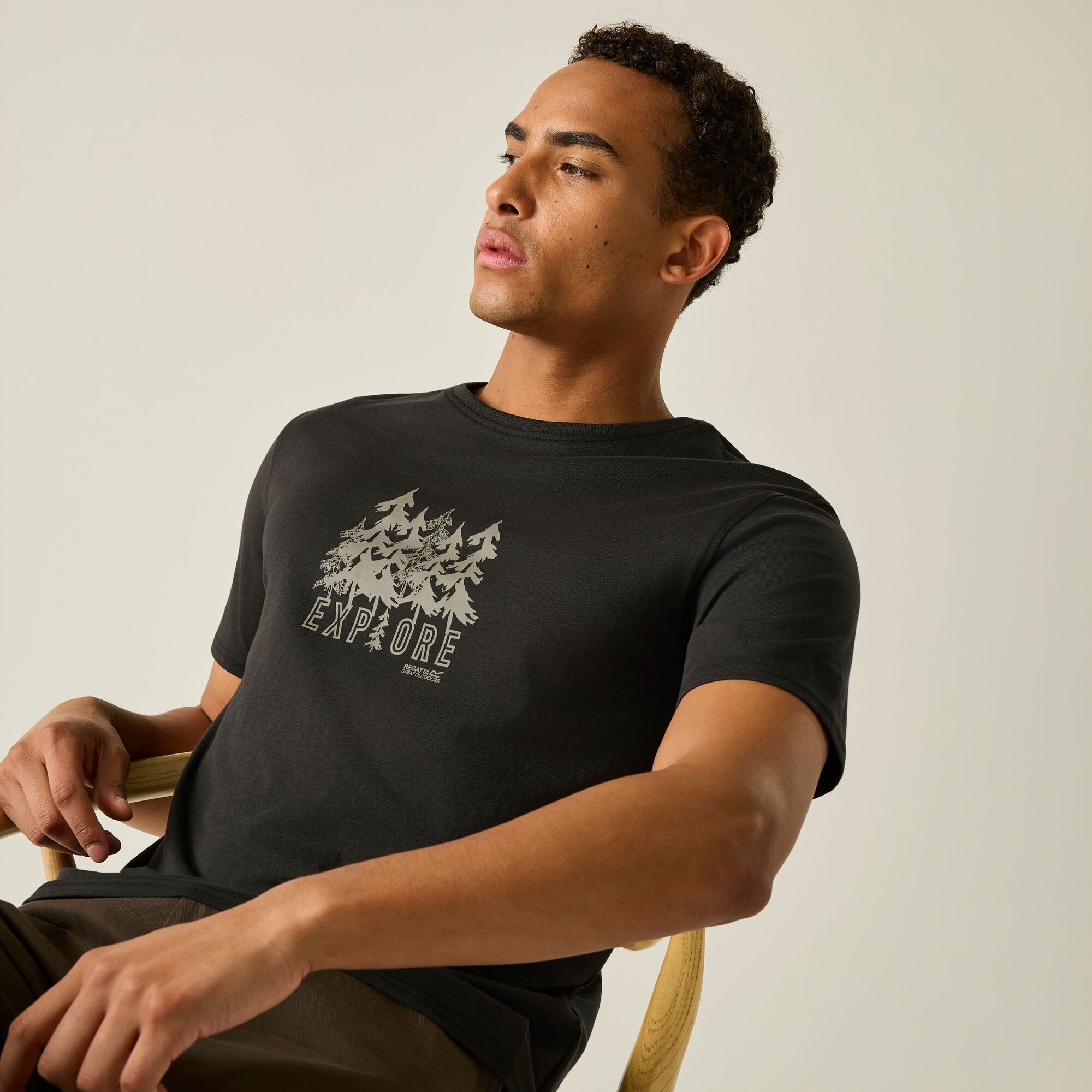 Regatta Men's Cline Ix T-Shirt - Black Xxl