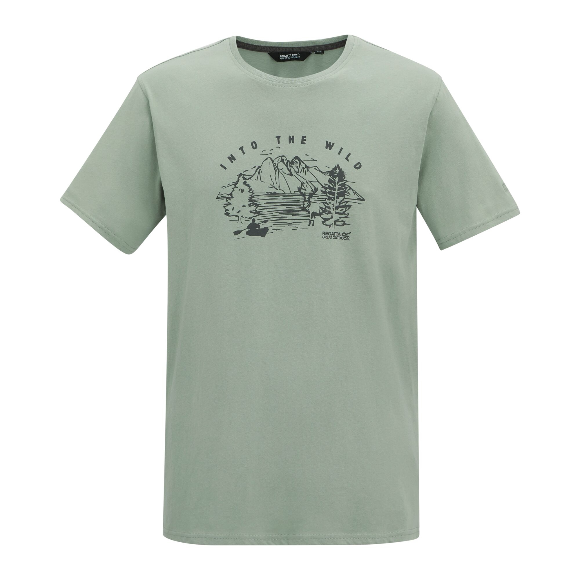 Regatta Men's Cline Ix T-Shirt - Green Small