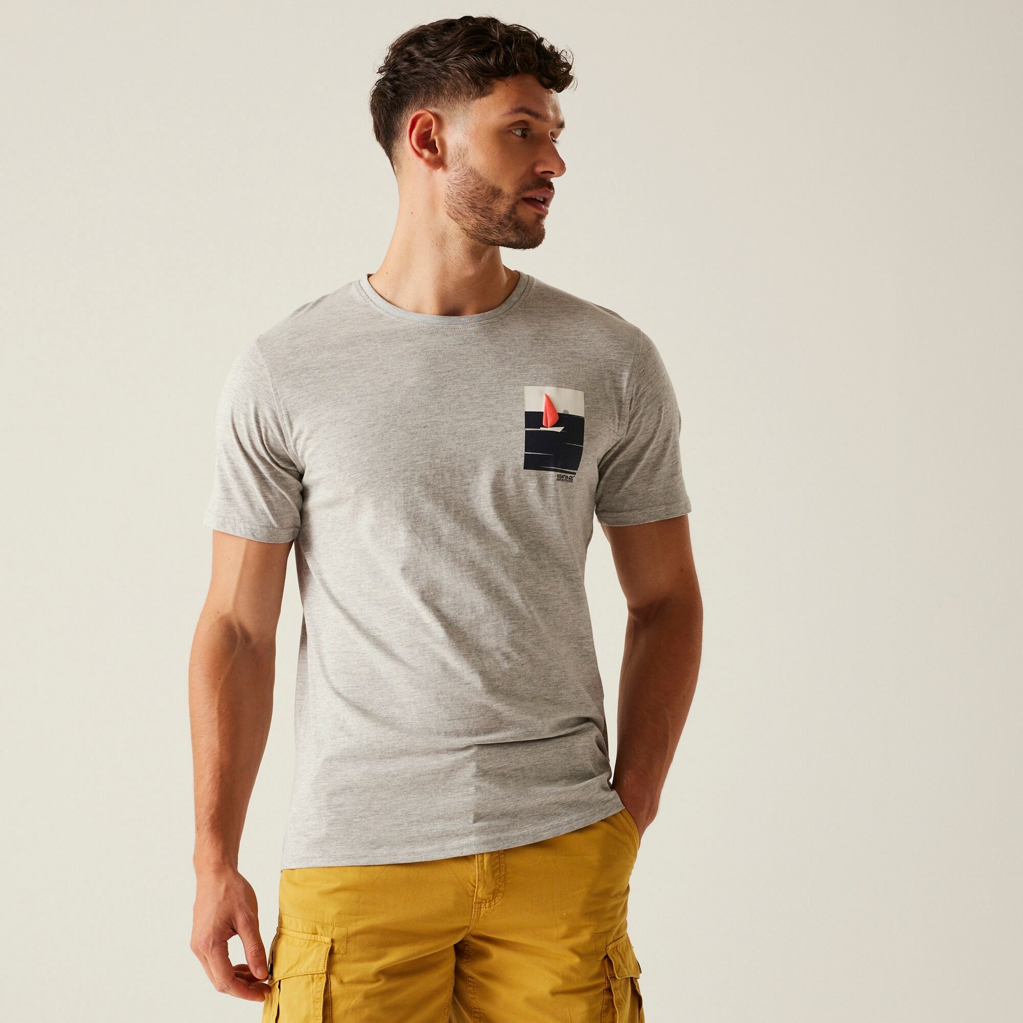 Regatta Koszulka męska Cline IX Szary