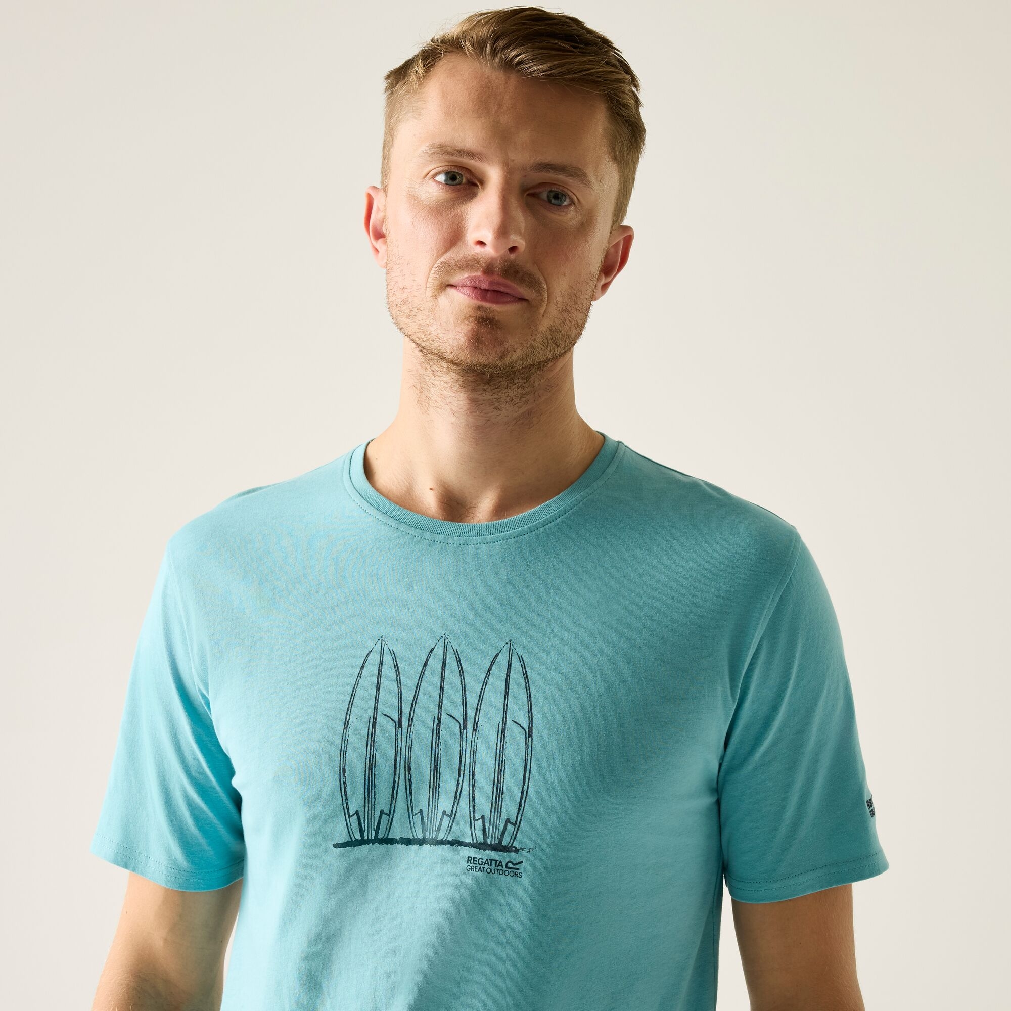 Regatta   Koszulka męska Cline IX Niebieski