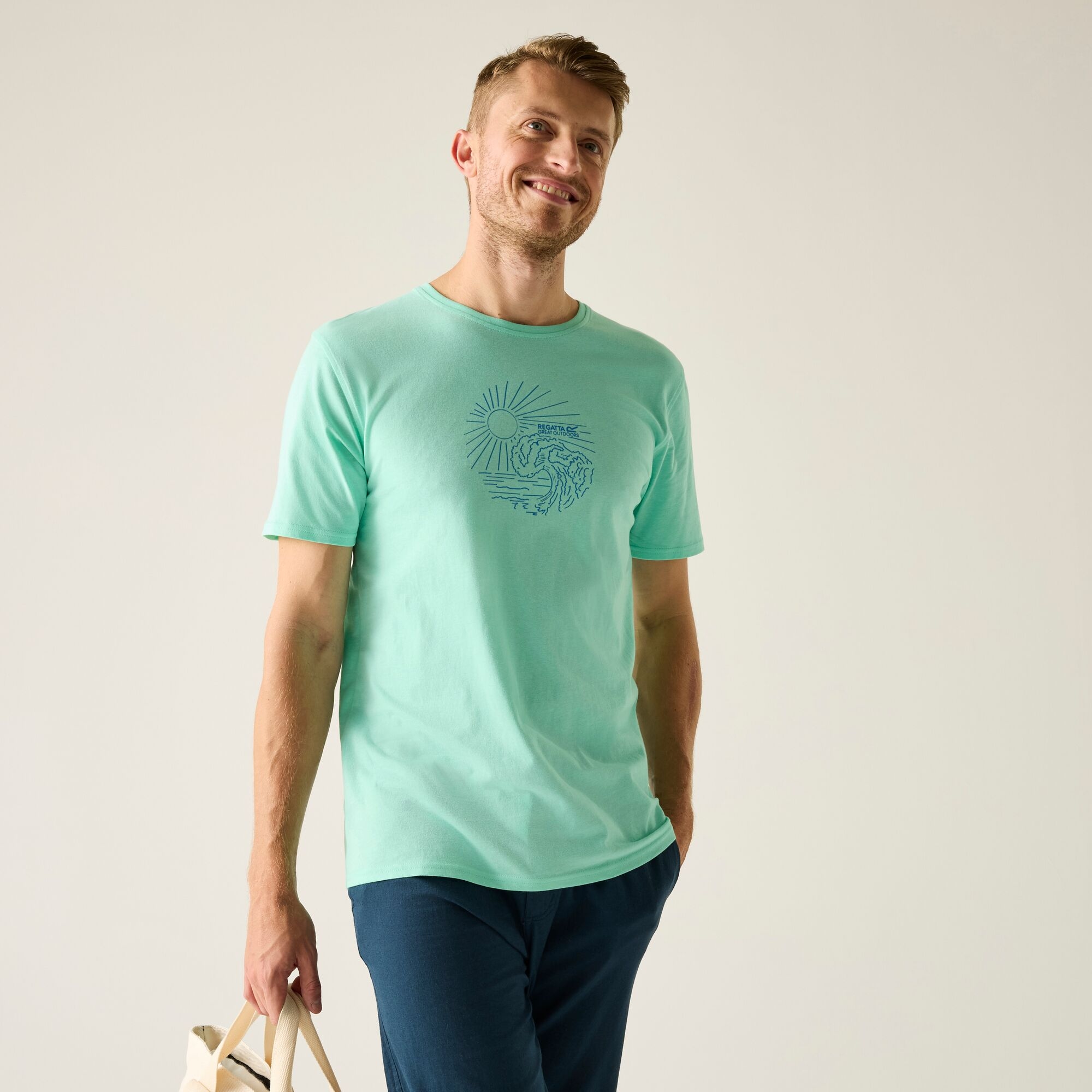 Regatta Regatta Koszulka męska Cline IX Zielony