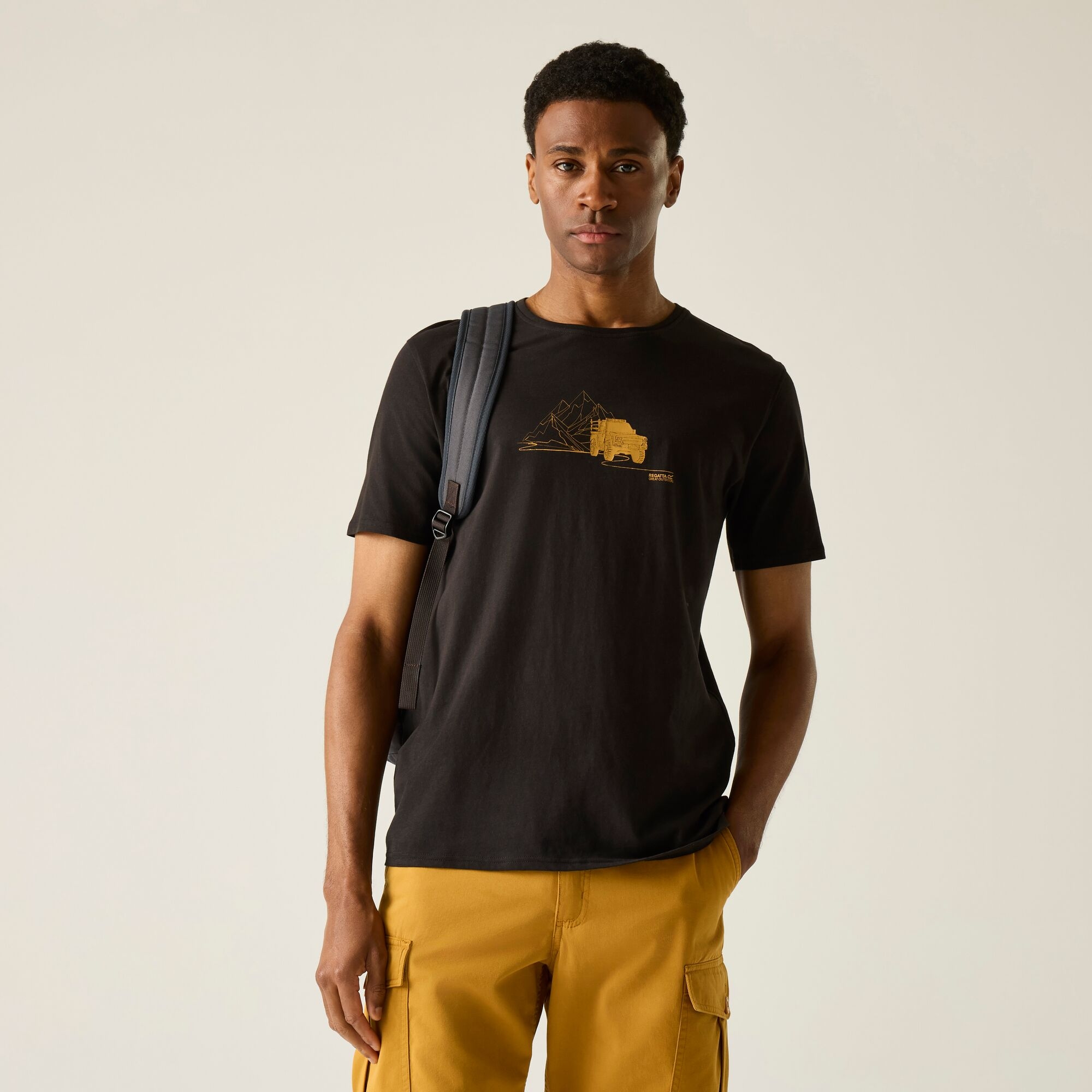 Regatta Men's Cline Ix T-Shirt - Black Small