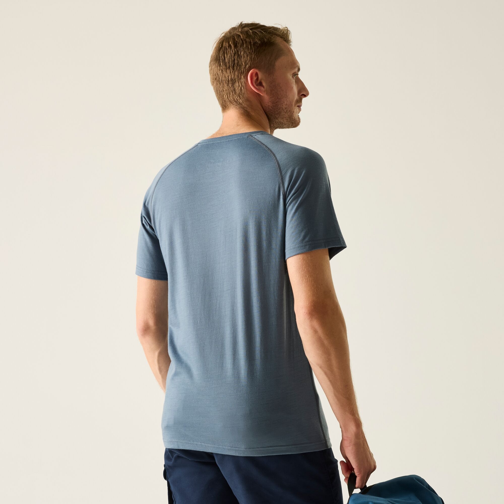 Regatta   Koszulka męska merino Escade Niebieski