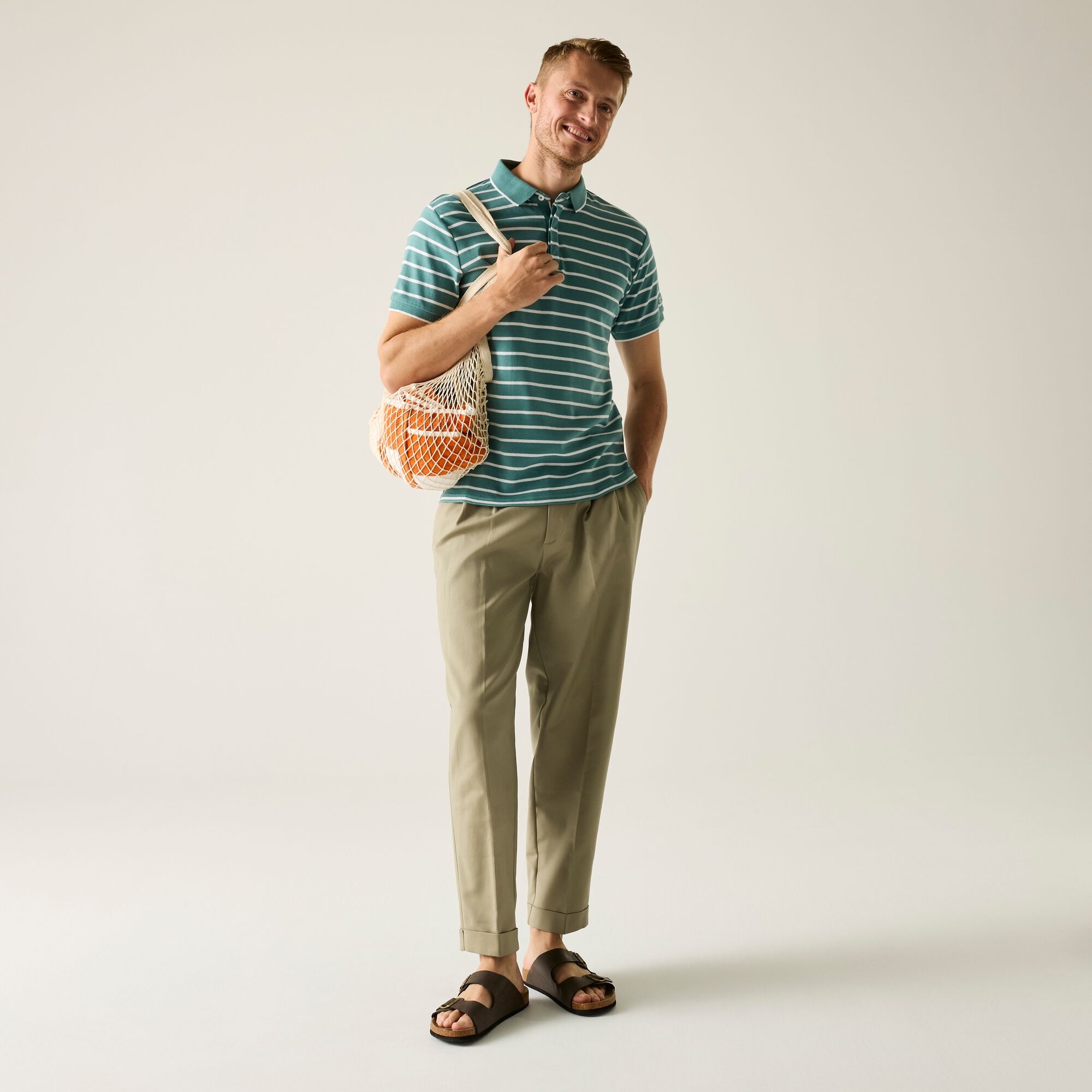 Regatta Koszulka męska polo Tiver Zielony