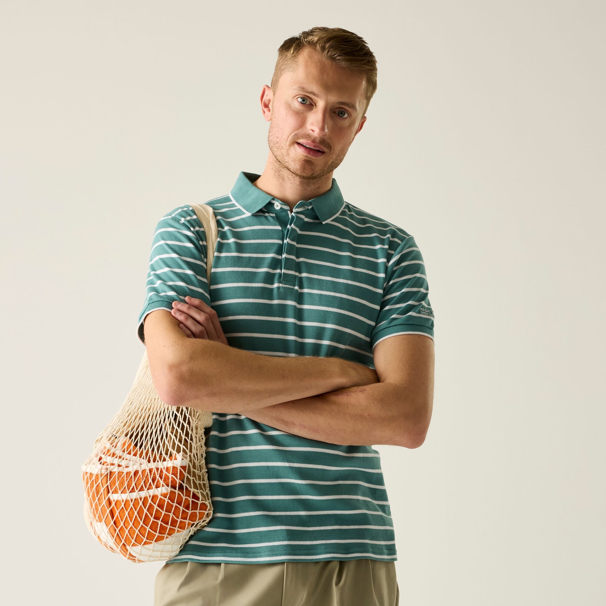 Regatta Koszulka męska polo Tiver Zielony