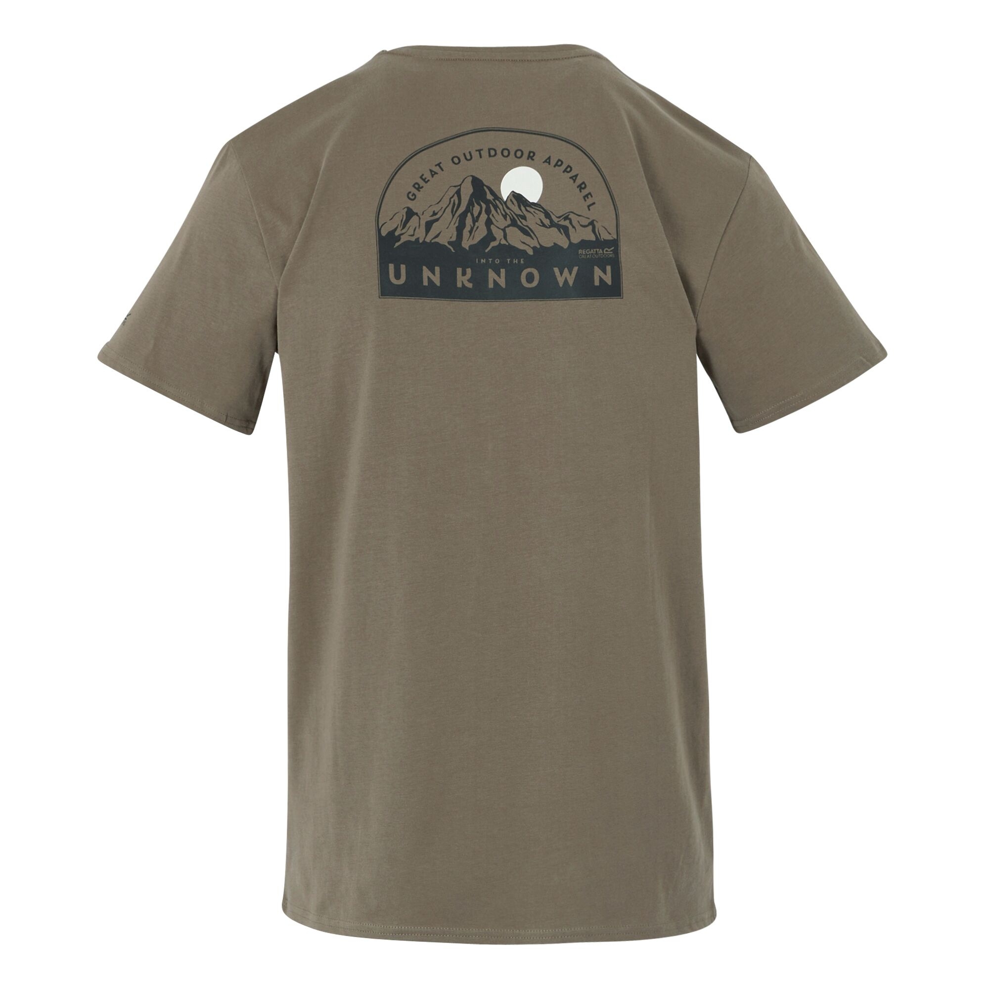 Męska koszulka Breezed V Brązowy