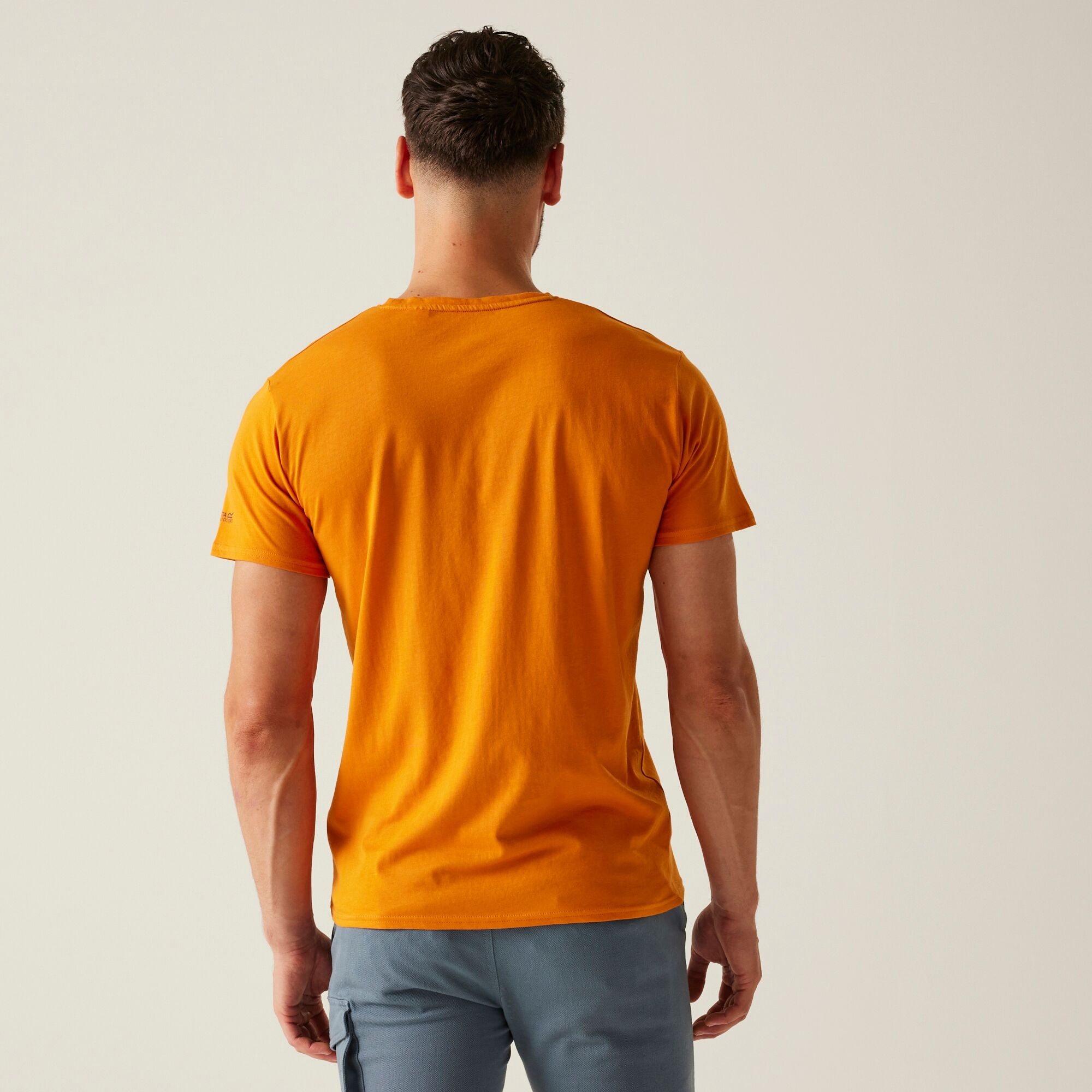 Męska koszulka Breezed V Pomarańczowy