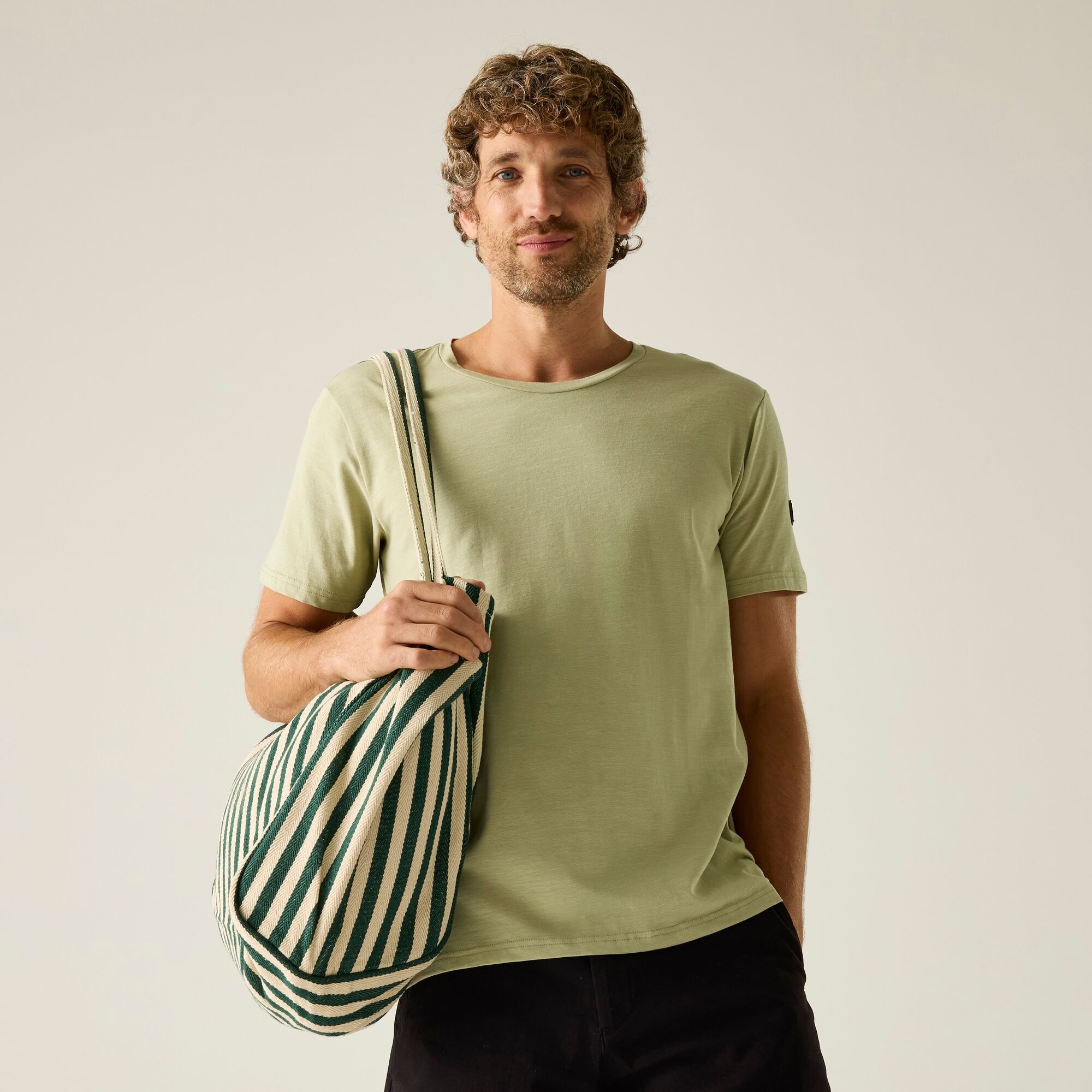 Regatta Regatta Koszulka męska Finlo Beżowe