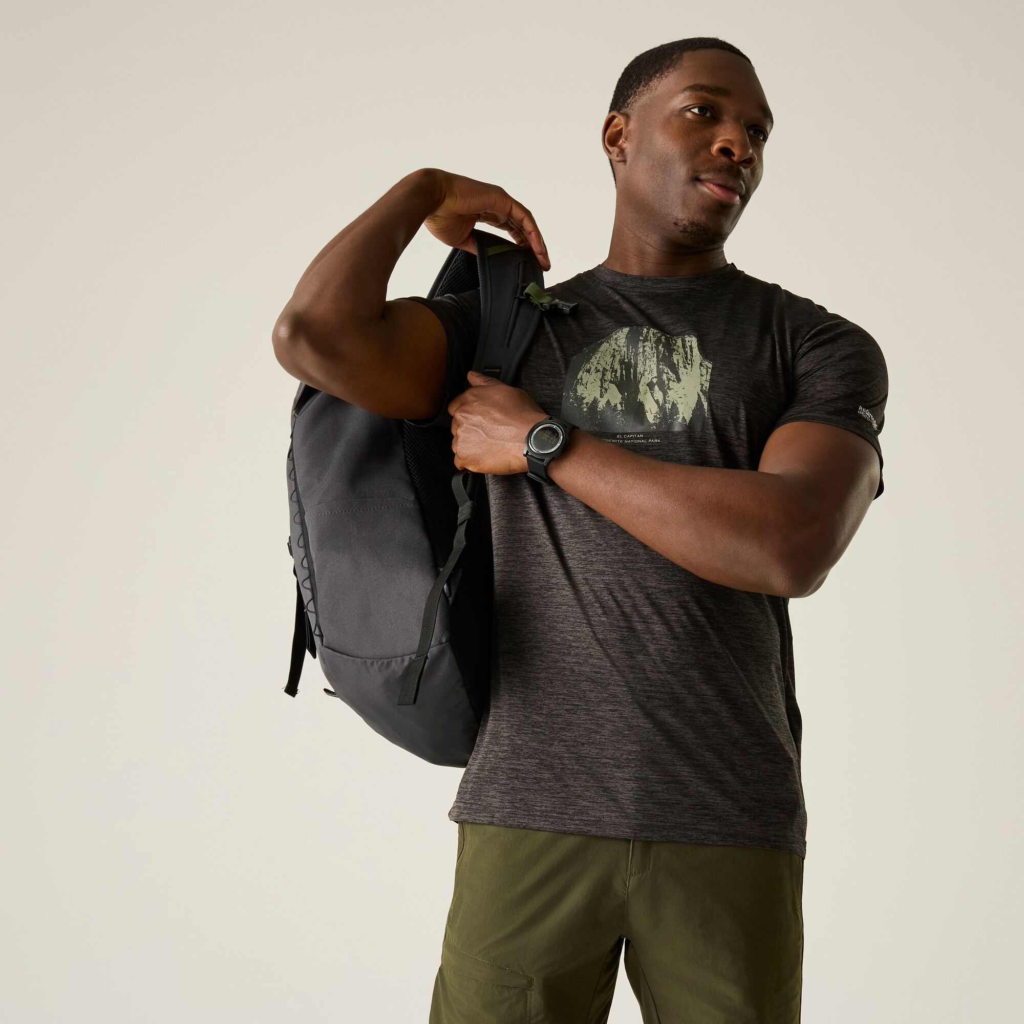 Regatta Regatta Koszulka męska Fingal Graphic Szary