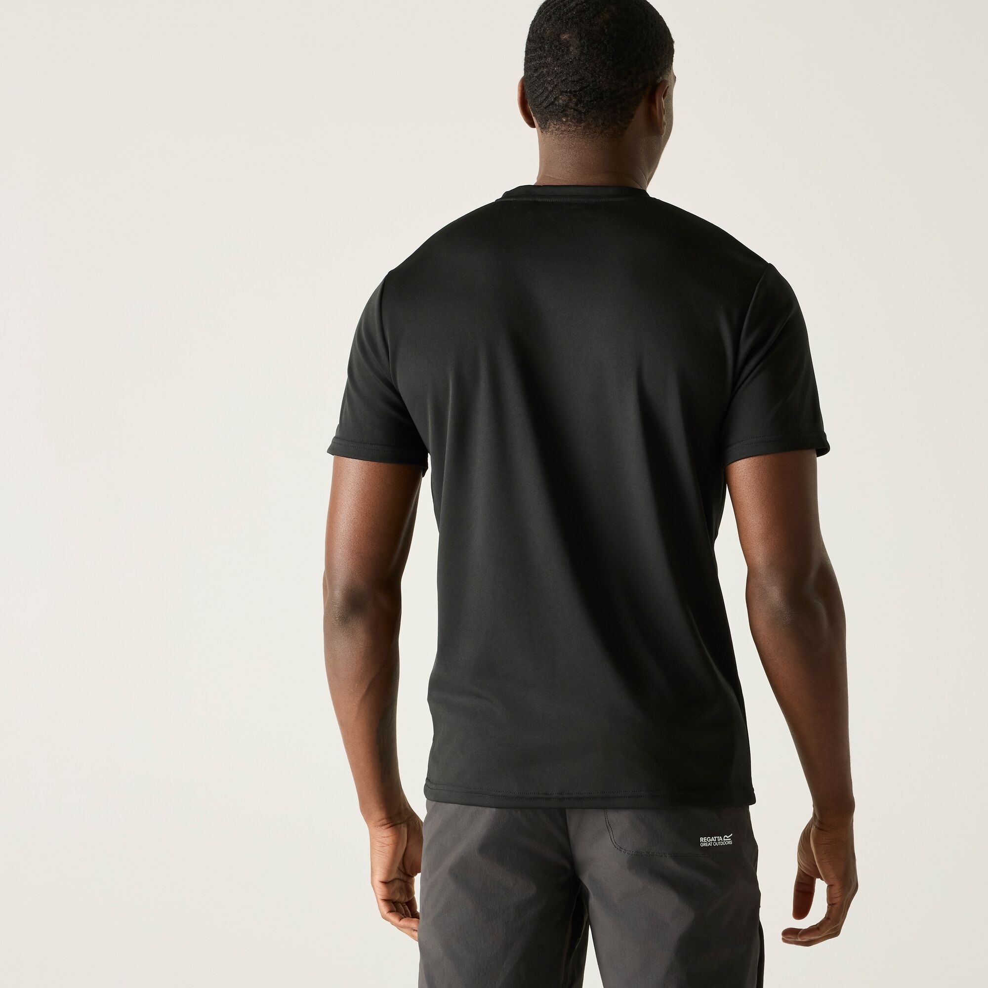 Regatta   Koszulka męska Fingal Graphic Czarny