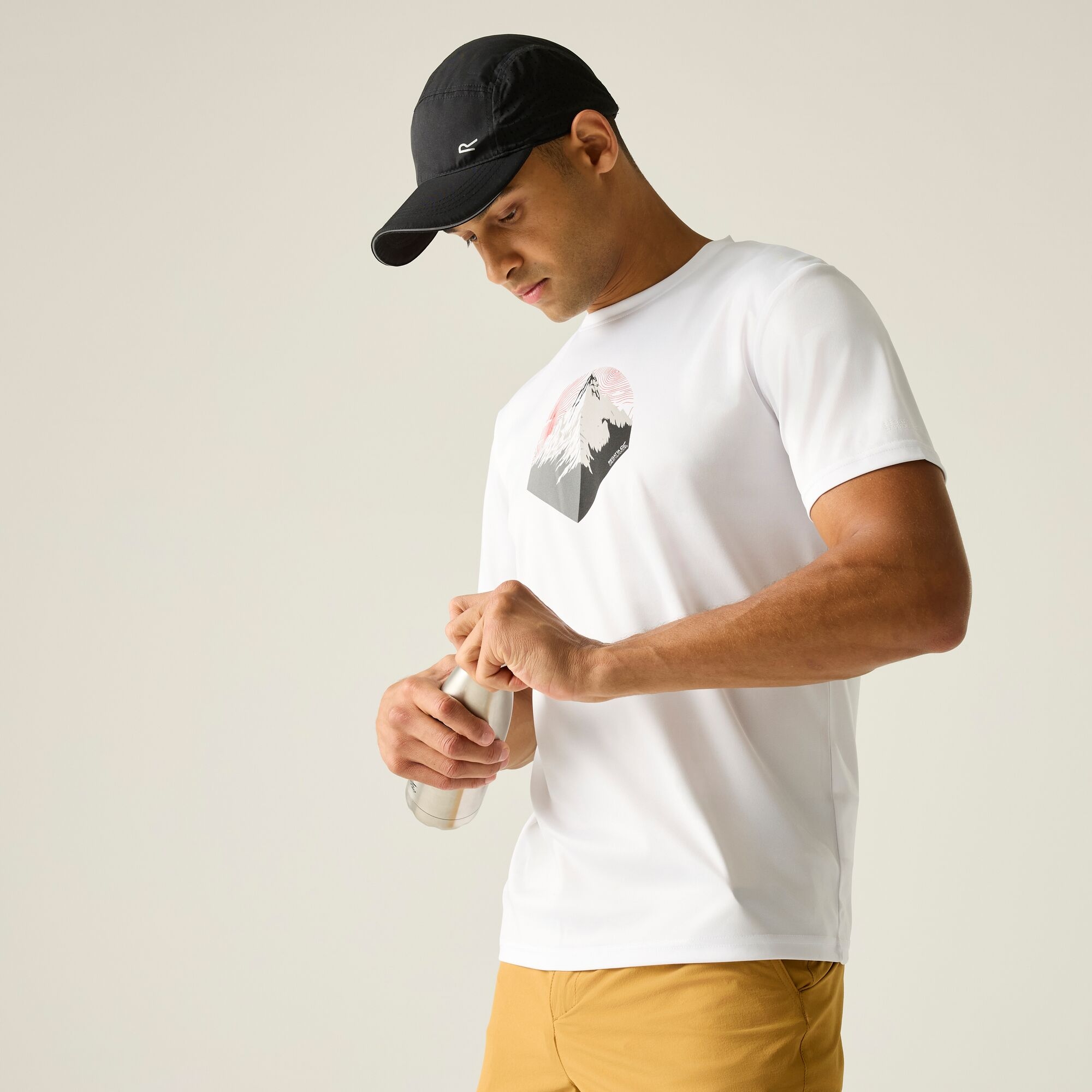 Regatta Regatta Koszulka męska Fingal Graphic Biały