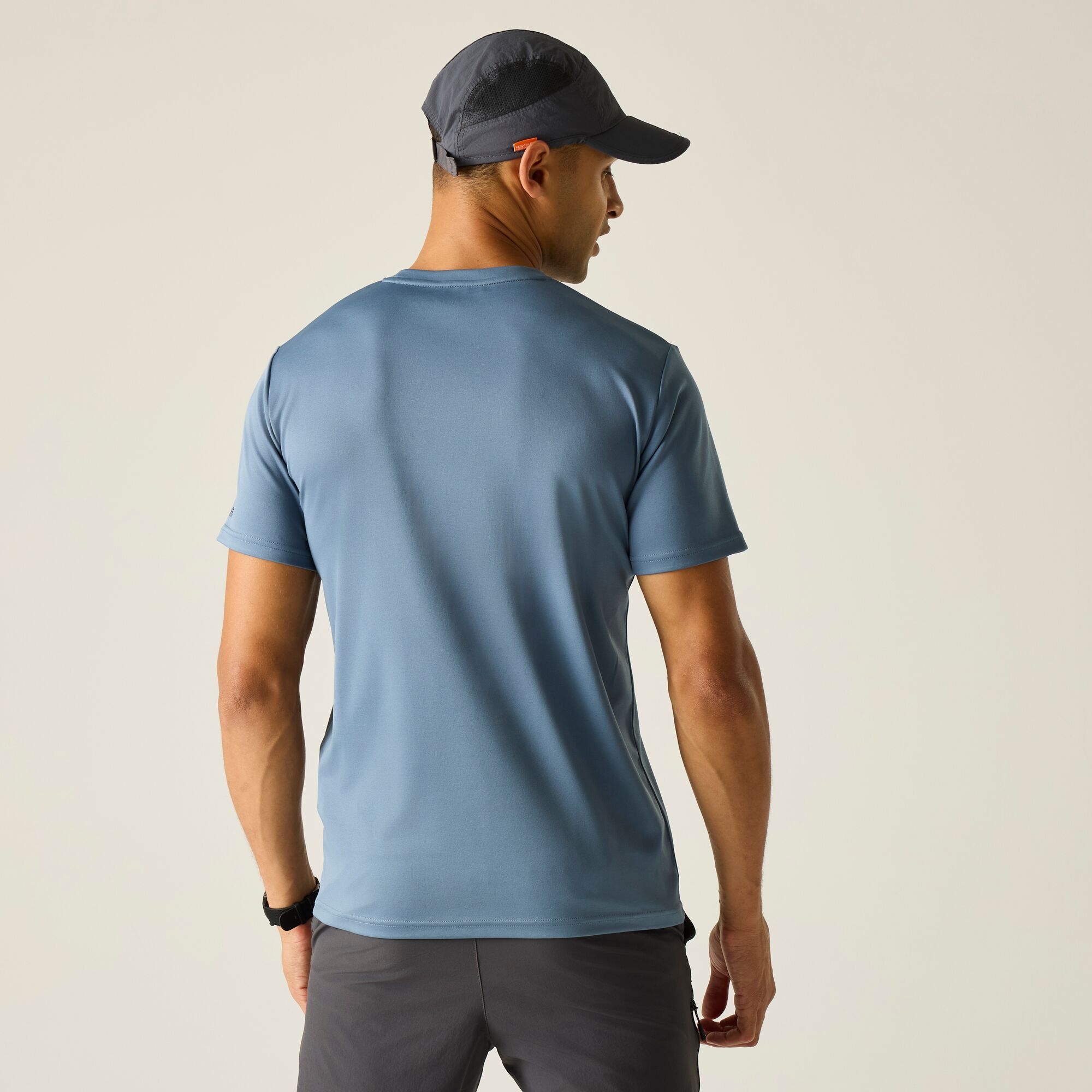 Regatta   Koszulka męska Fingal Slogan Niebieski