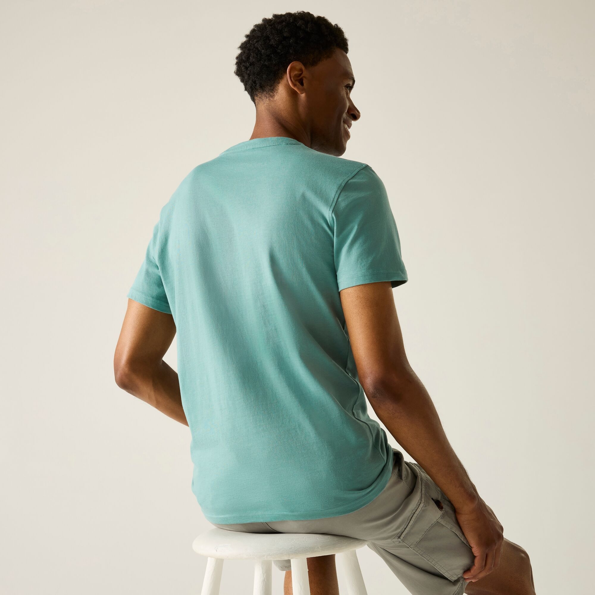 Regatta   Koszulka męska Breezed Graphic Zielony