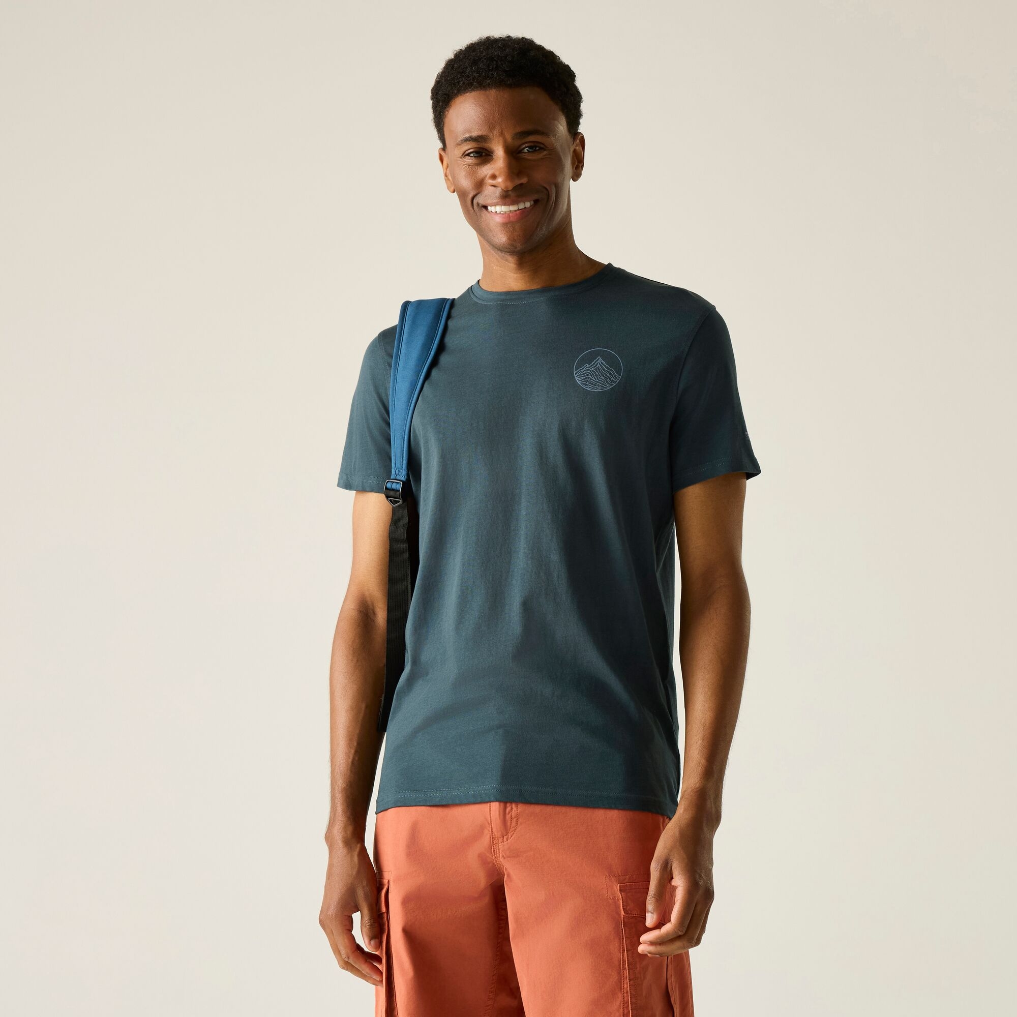 Regatta Koszulka męska Breezed Graphic Niebieski