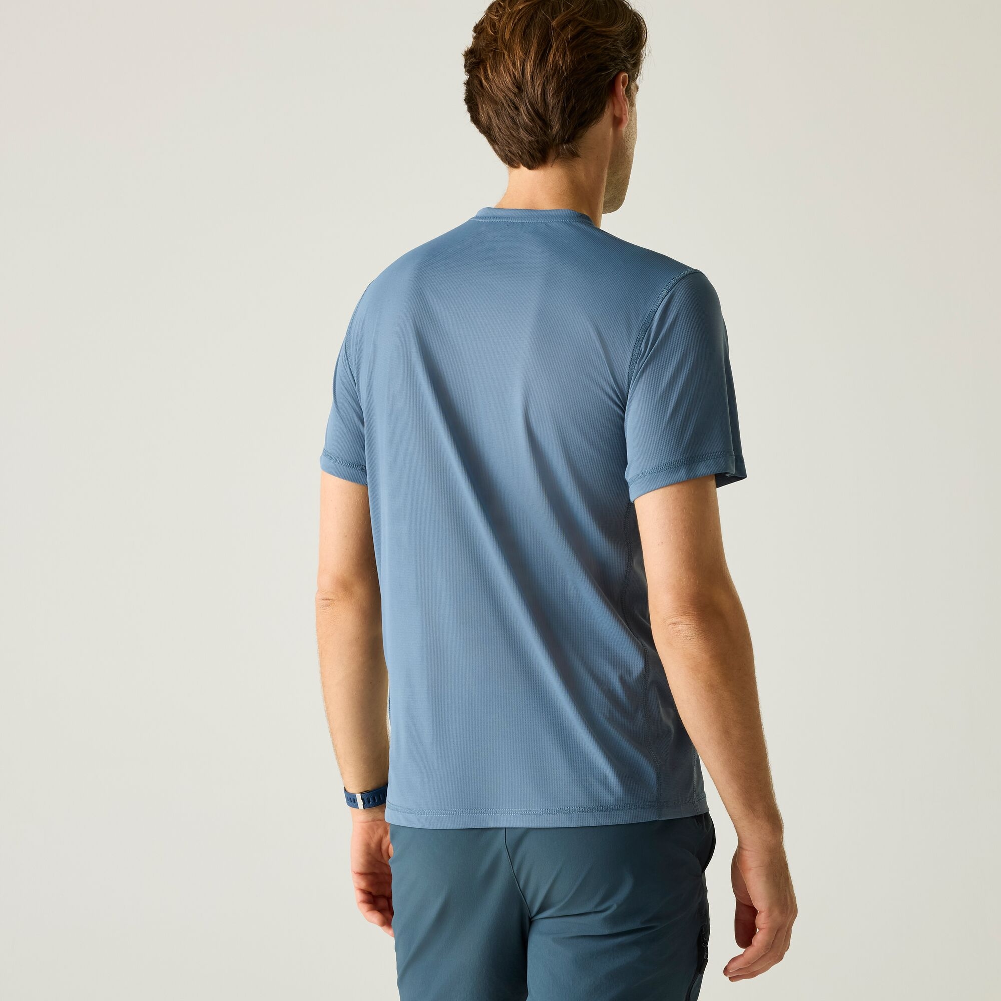 Regatta Regatta Koszulka męska Mindo przeciw insektom Niebieski