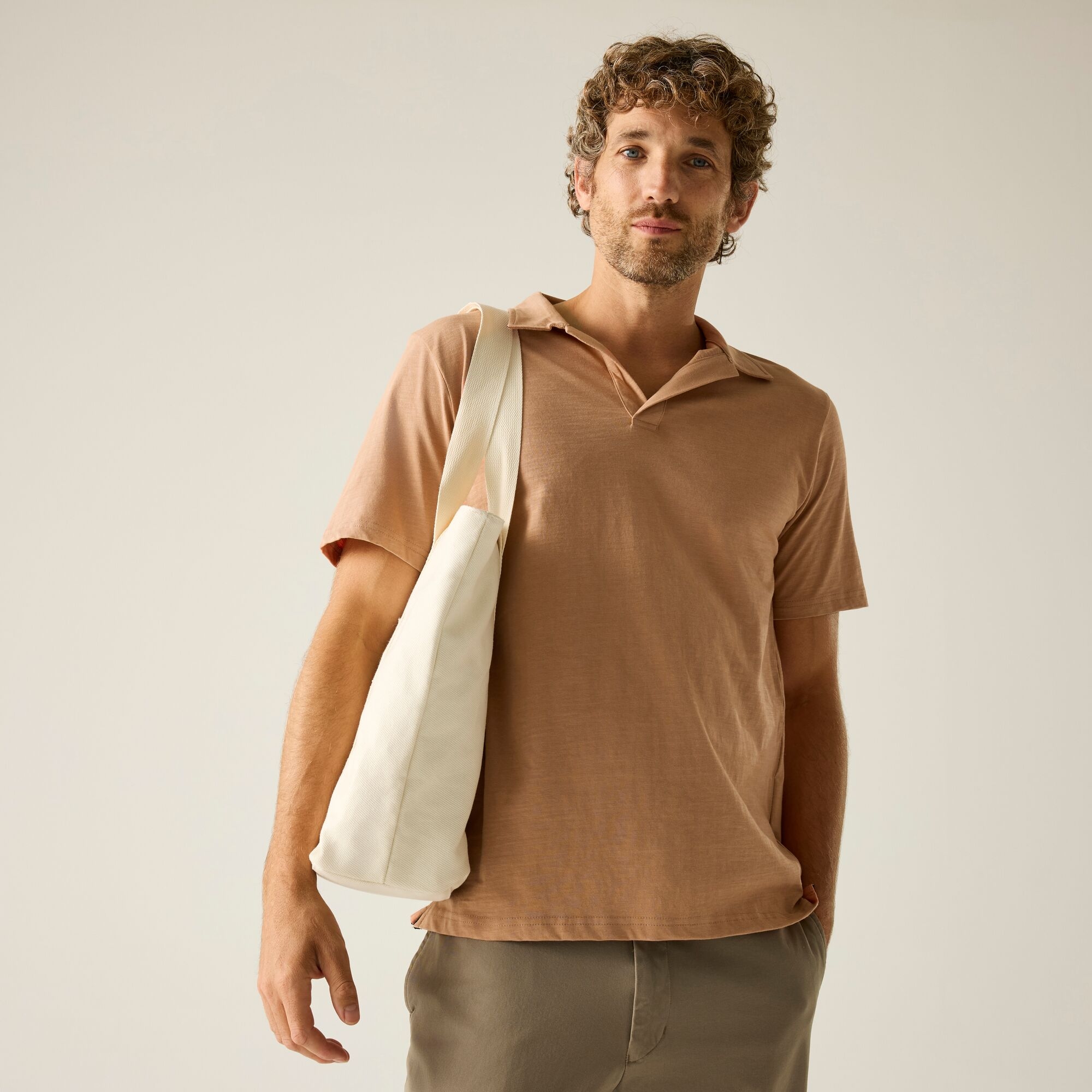 Regatta Regatta Koszulka męska polo Hadvo Różowy