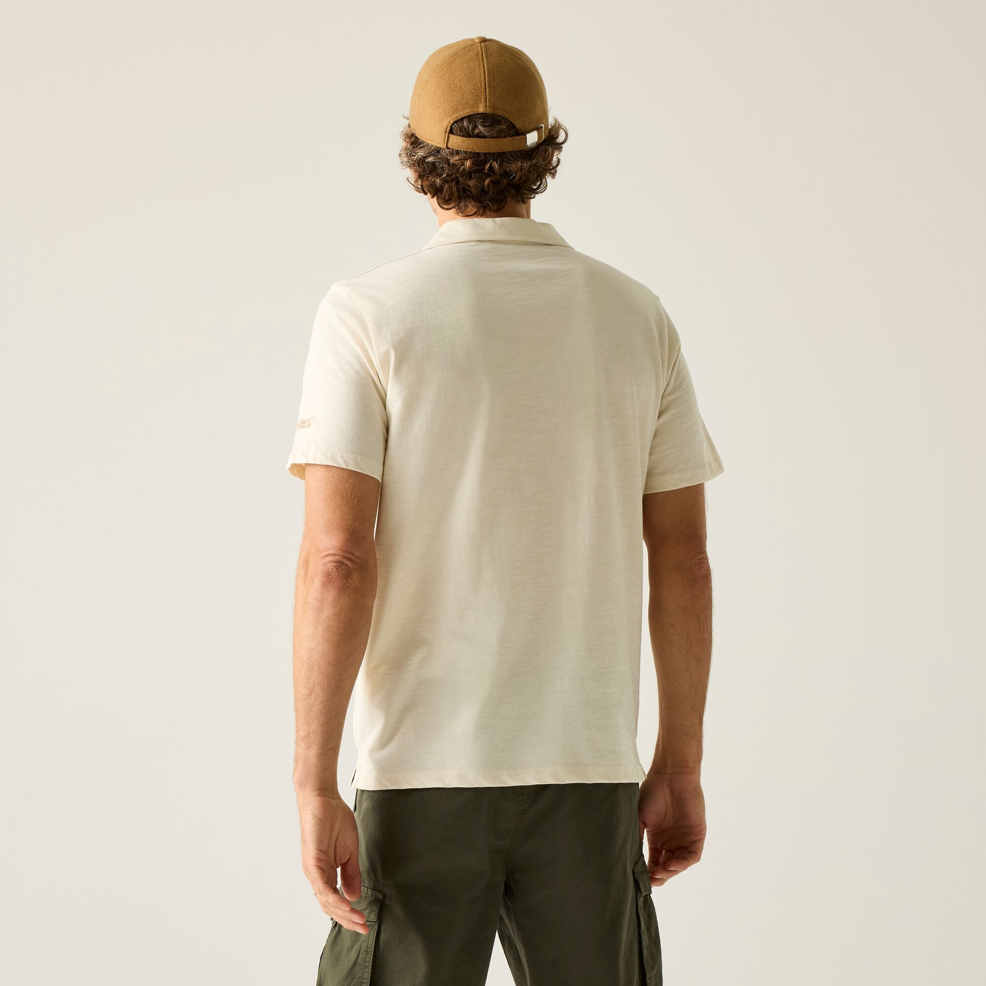 Regatta   Koszulka męska polo Hadvo Beżowe