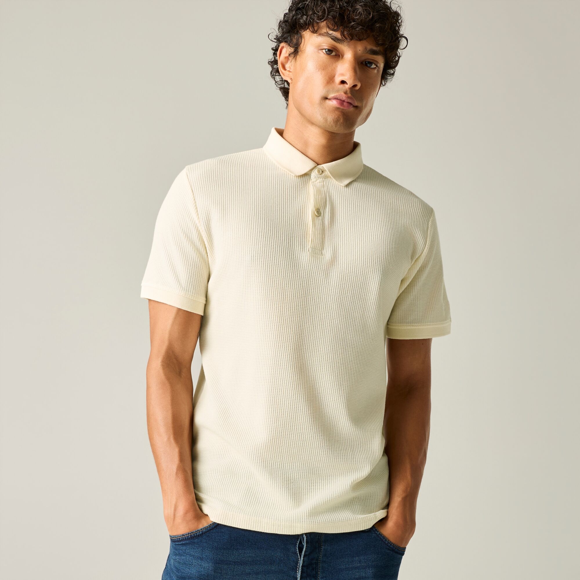 Regatta Adino Polo Shirt Size: 3XL Men's Beige