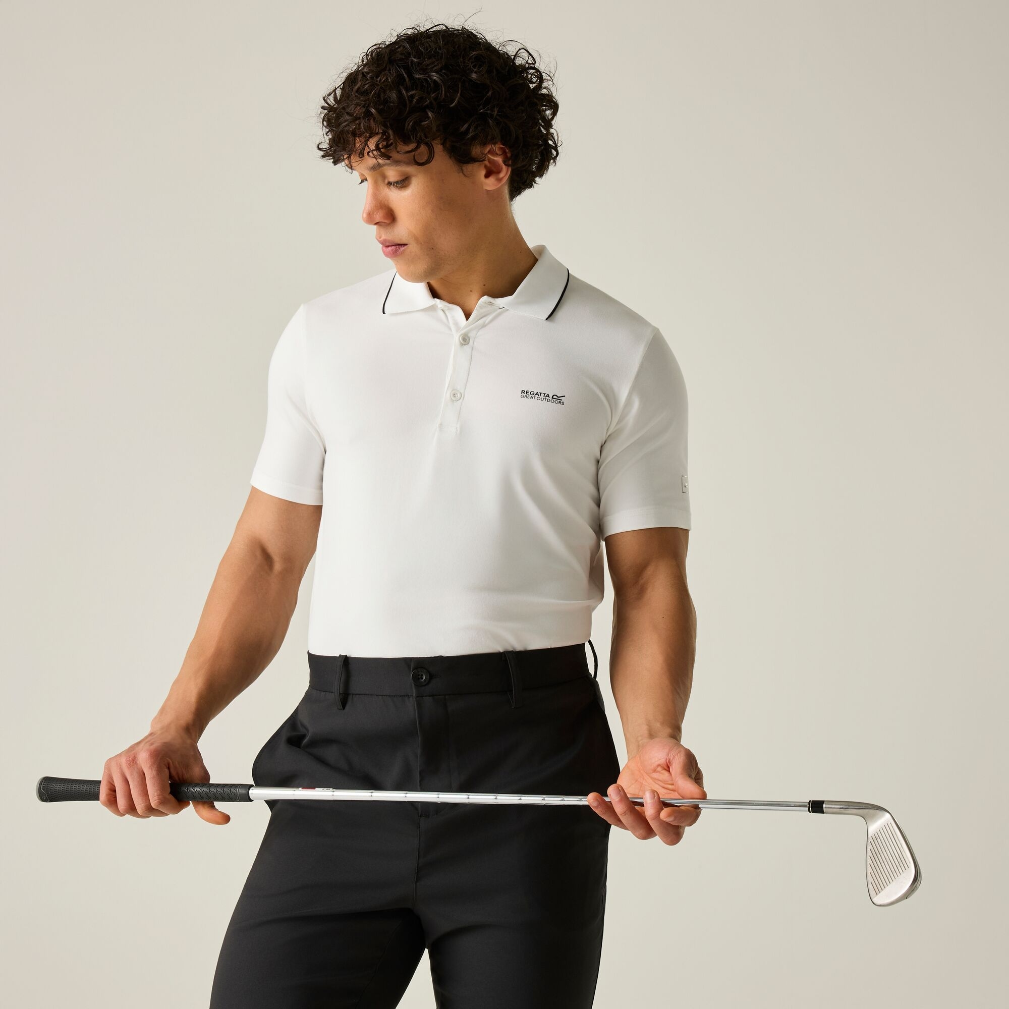 Regatta   Koszulka męska polo Maverik Stretch Biały