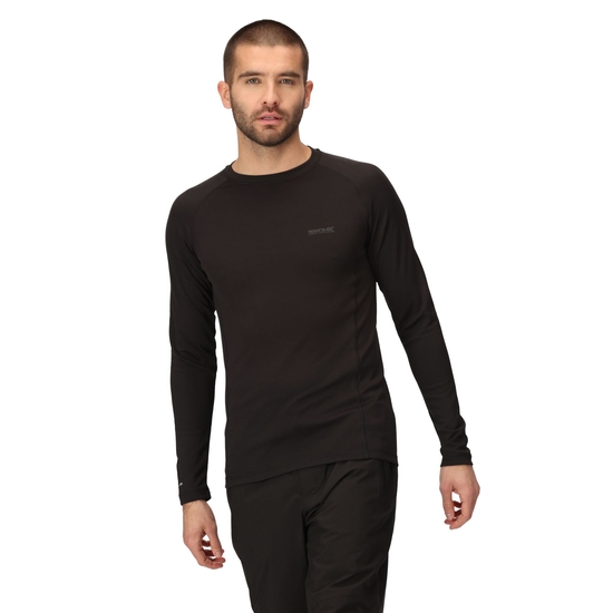 Men's Thermal Bampton Top Black